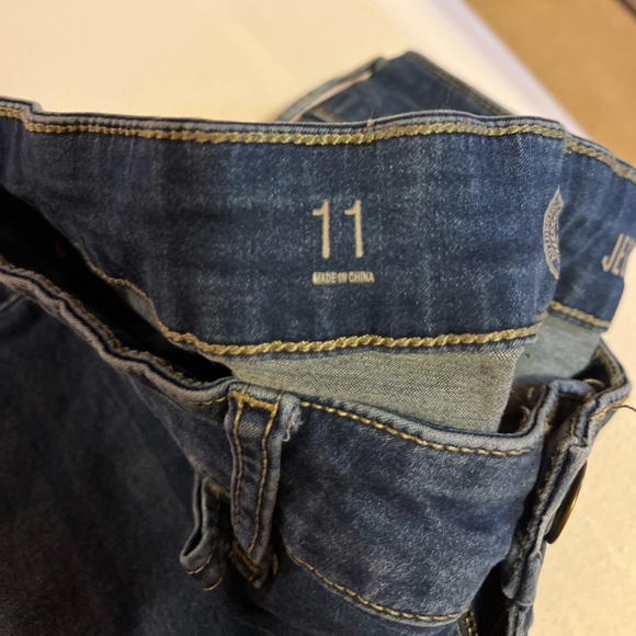 2 pairs of pants! Size 11 and 12, brown skinny and skinny jeans - Picture 2 of 6